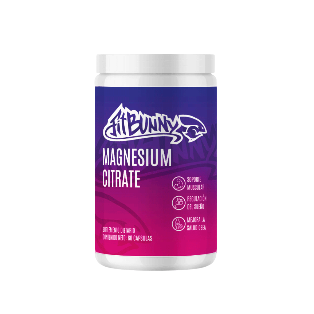 Magnesium Citrate 60 Capsulas - Fit Bunny